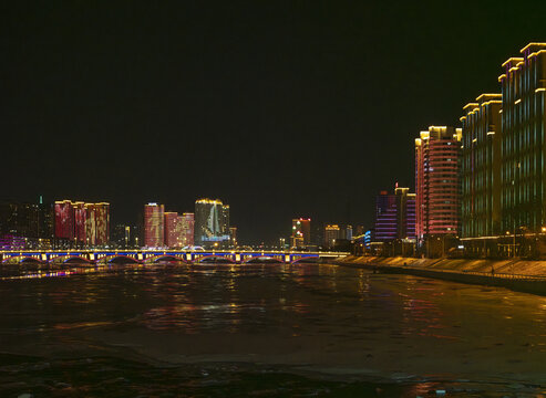 延边夜景