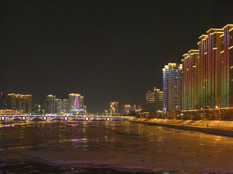 延边夜景