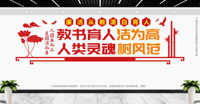 校园廉洁文化墙