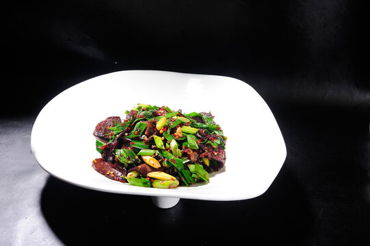 小炒腊驴肉