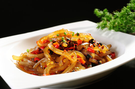 小炒肉皮