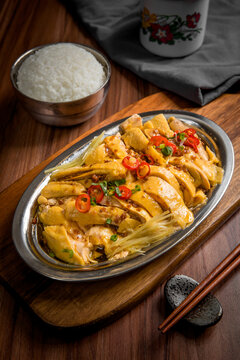 葱油鸡饭