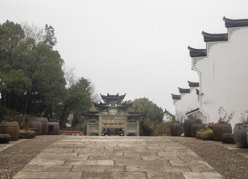 龙游民居苑古牌坊