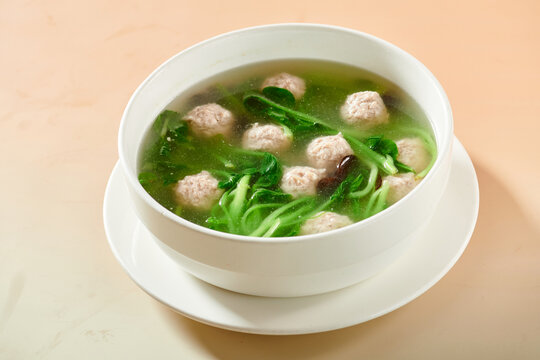 青菜肉圆汤