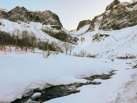 长白山雪山风景
