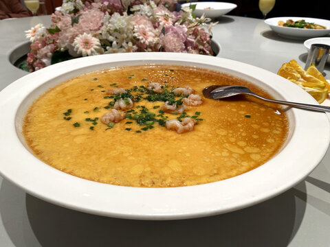 虾仁蒸蛋