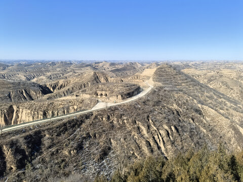 陕北黄土高坡