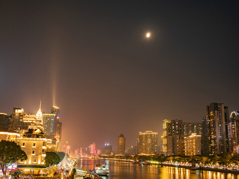 广州粤海关夜景