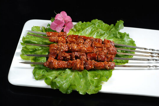 碳烤牛肉串