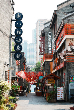 南宁三街两巷历史街区摄影图建筑历史老南宁