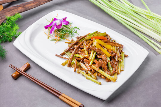 茶树菇牛柳