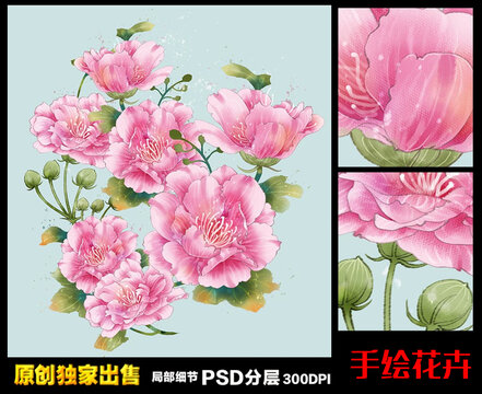 手绘花卉