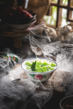 中式复古风格芋圆