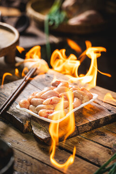 中式复古风格鸡肾