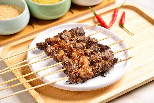 烤牛肉串