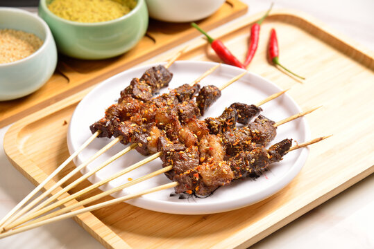 烤牛肉串