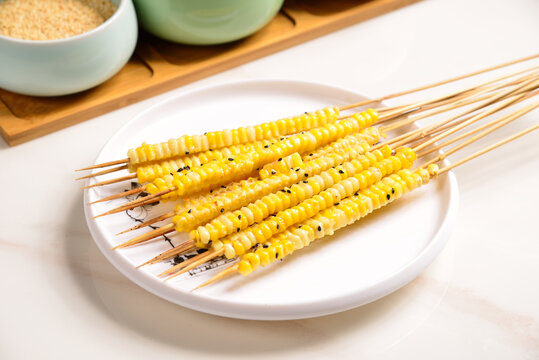烤玉米