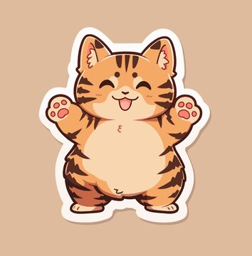 猫咪印花图案