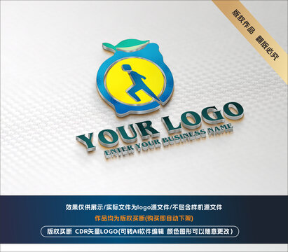 柠檬奶茶咖啡饮料LOGO品牌设计
