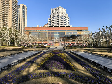 上海复兴公园广场喷泉