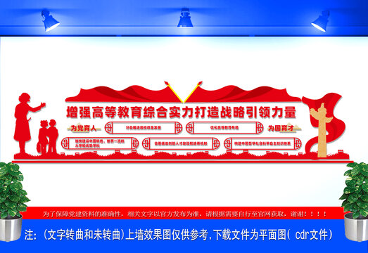 高等教育文化墙