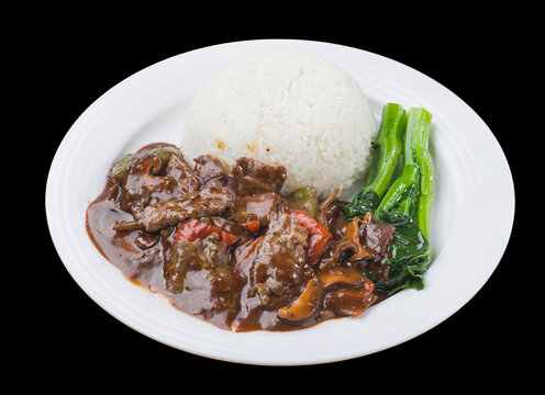 黑椒牛肉饭