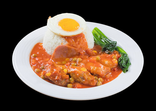 茄汁鸡扒饭