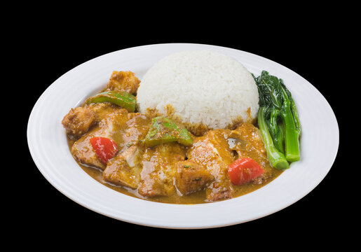 咖喱鸡扒饭