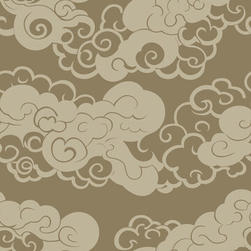 古典祥云底纹