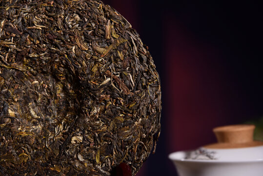 云南普洱茶生茶茶饼
