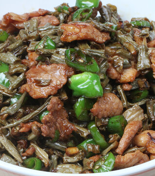 青椒扑豆角