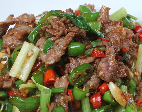 小炒牛肉