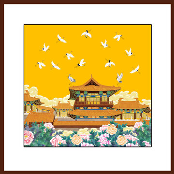 瑞鹤图