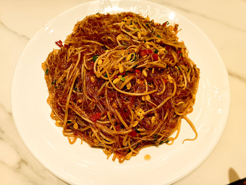 粉丝炒豆芽