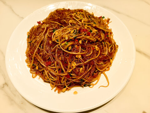 粉丝炒豆芽