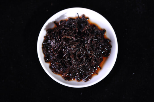 云南普洱茶熟茶叶底