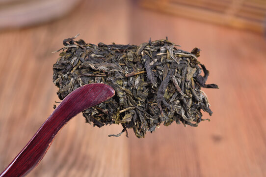 云南普洱茶生茶细节