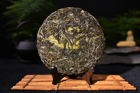 云南普洱茶生茶茶饼
