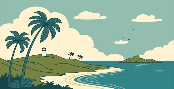 海滩