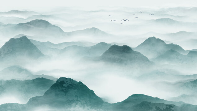 水墨画