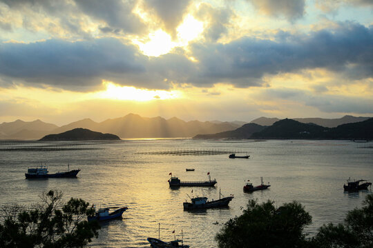 夕阳西下