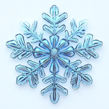 美丽的冰晶雪花图案设计