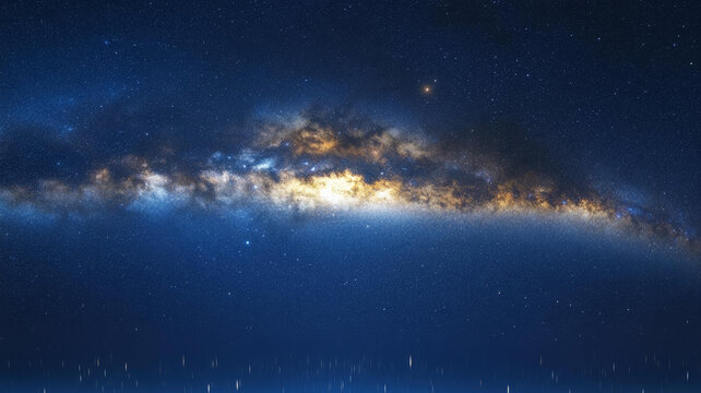 璀璨银河夜空奇观