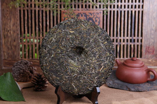 云南普洱茶生茶茶饼
