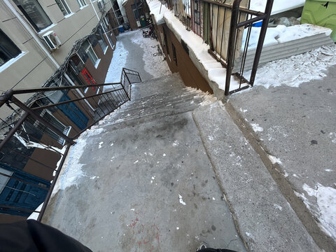 冬季扫雪
