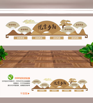 敬老院文化墙