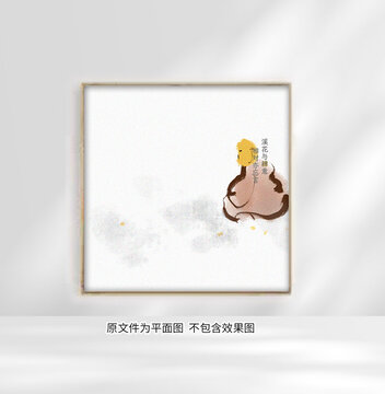 方形禅意装饰画