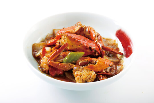 黑椒炒蟹