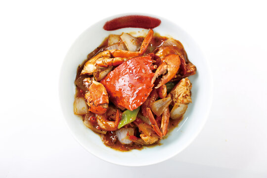 黑椒炒蟹