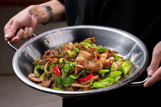 青椒炒肉